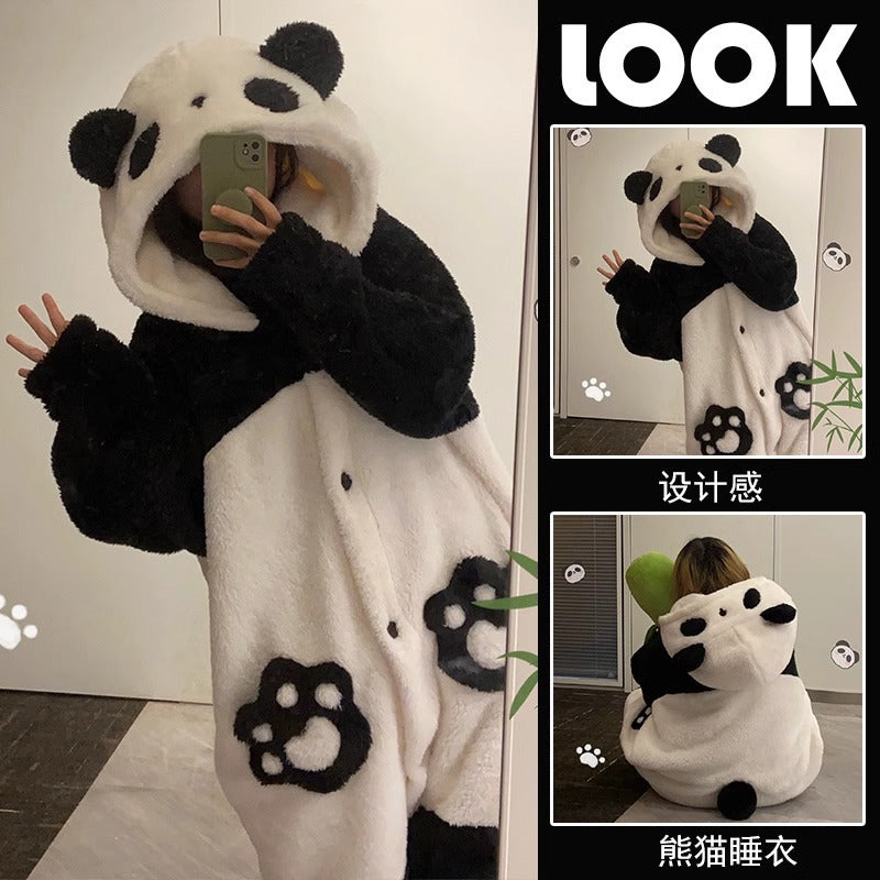 (Copy) Sanrio Pajamas Women's Velvet Sweet Plush Home Clothes Set