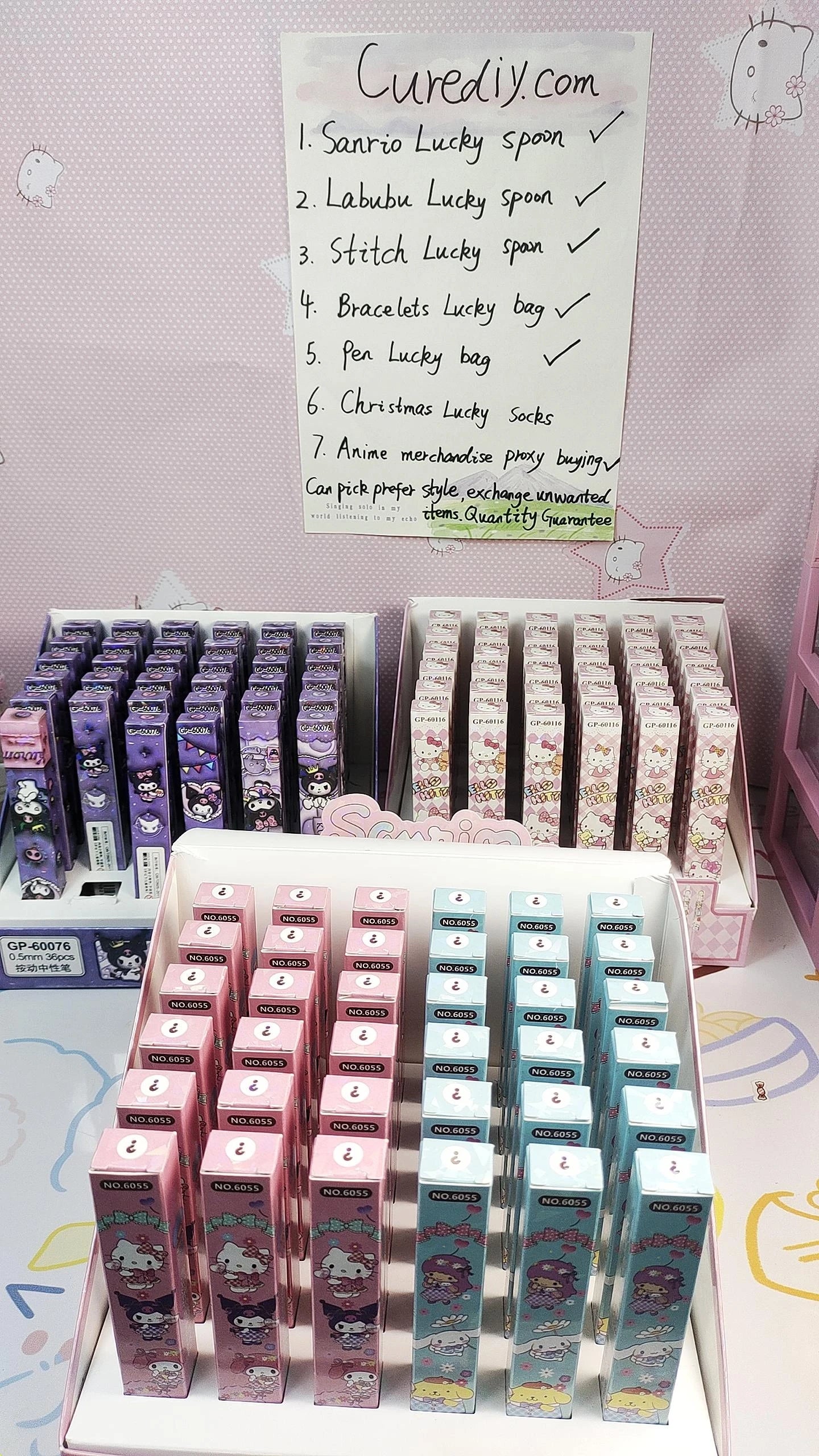 Pen lucky boxes(15 boxes get at least 30 pens)