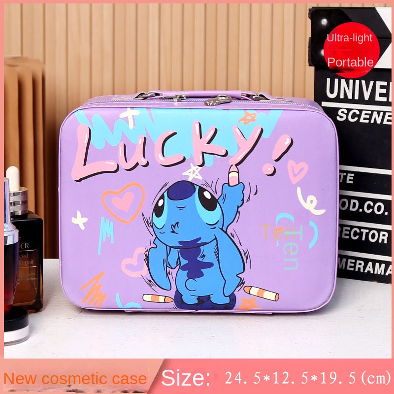 Empty Makeup Case  - Sanrio Makeup Case - Labubu Makeup Case - Kapibara Makeup Case - Stitch Makeup Case