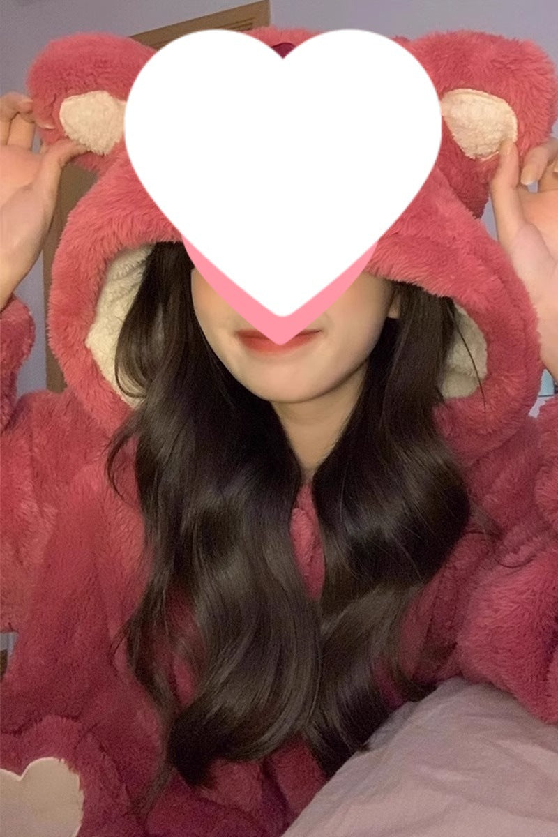 (Copy) Sanrio Pajamas Women's Velvet Sweet Plush Home Clothes Set