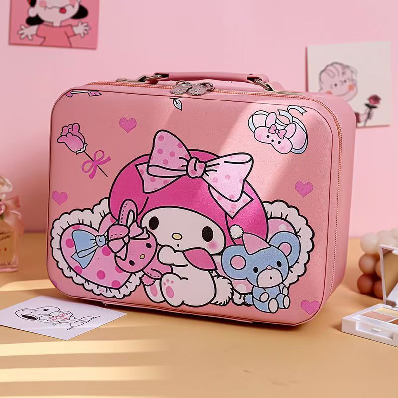 Empty Makeup Case  - Sanrio Makeup Case - Labubu Makeup Case - Kapibara Makeup Case - Stitch Makeup Case