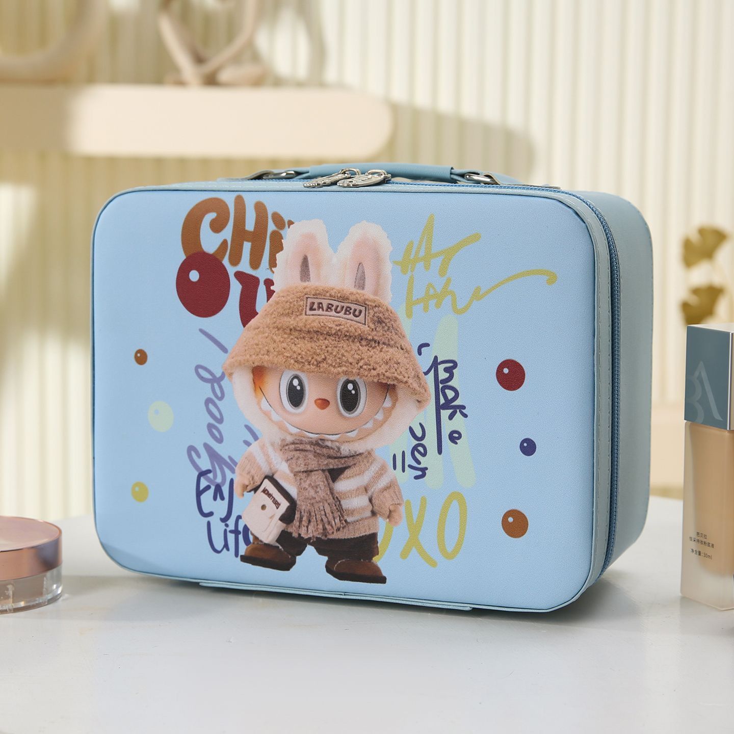 Empty Makeup Case  - Sanrio Makeup Case - Labubu Makeup Case - Kapibara Makeup Case - Stitch Makeup Case