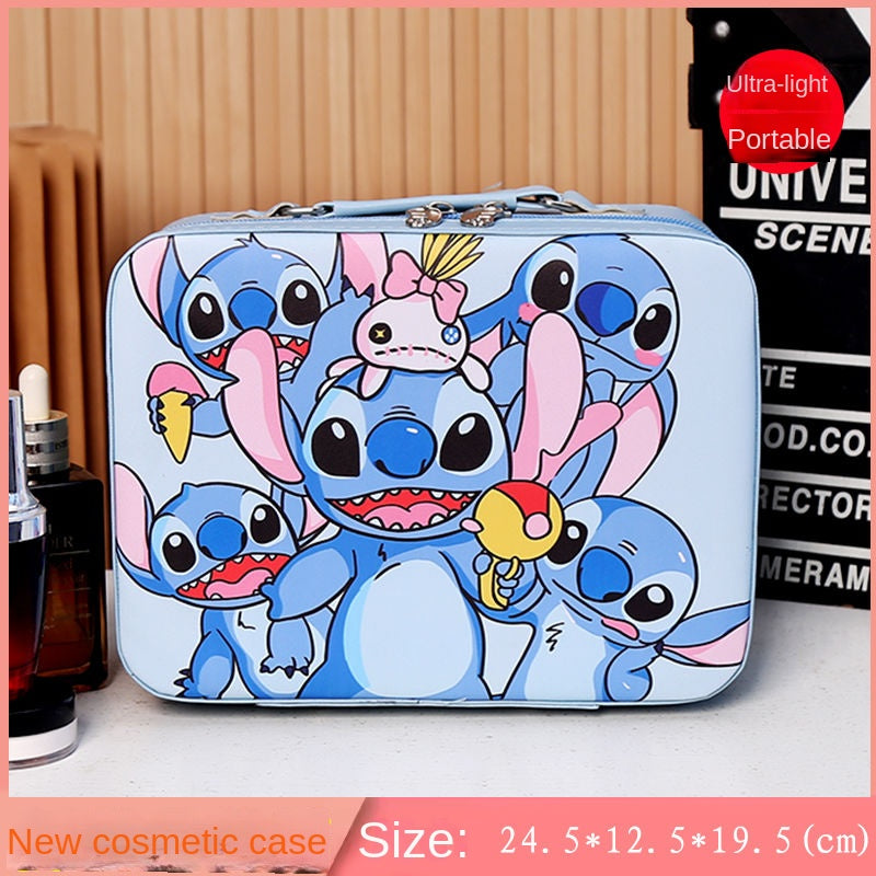 Empty Makeup Case  - Sanrio Makeup Case - Labubu Makeup Case - Kapibara Makeup Case - Stitch Makeup Case