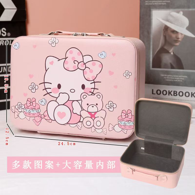 Empty Makeup Case  - Sanrio Makeup Case - Labubu Makeup Case - Kapibara Makeup Case - Stitch Makeup Case