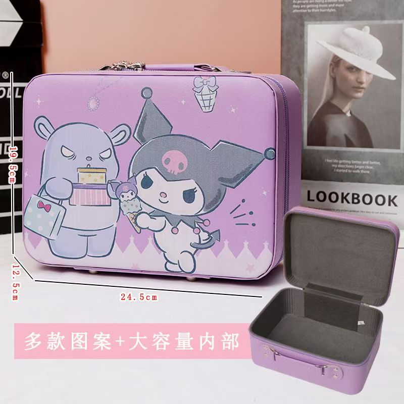 Empty Makeup Case  - Sanrio Makeup Case - Labubu Makeup Case - Kapibara Makeup Case - Stitch Makeup Case