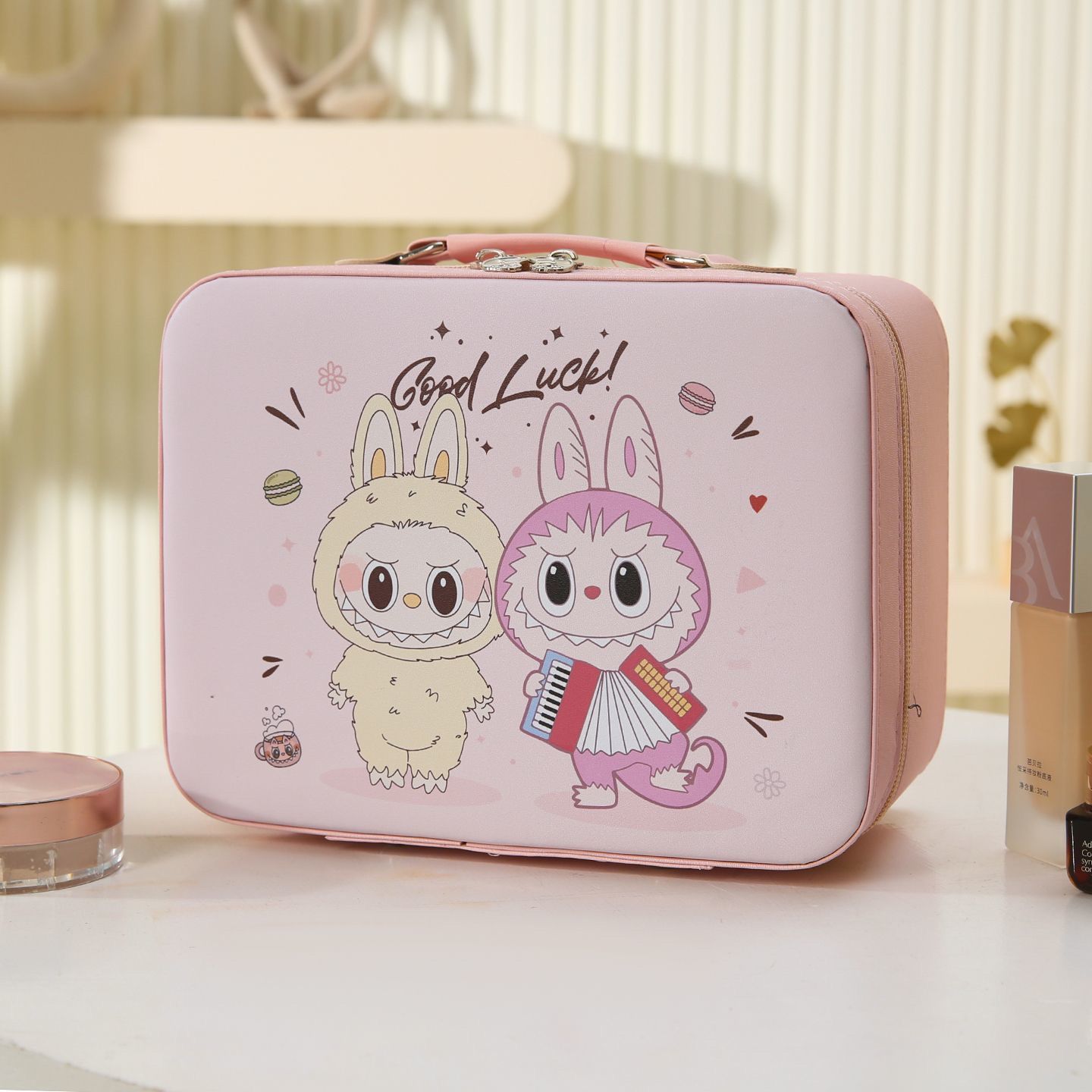 Empty Makeup Case  - Sanrio Makeup Case - Labubu Makeup Case - Kapibara Makeup Case - Stitch Makeup Case