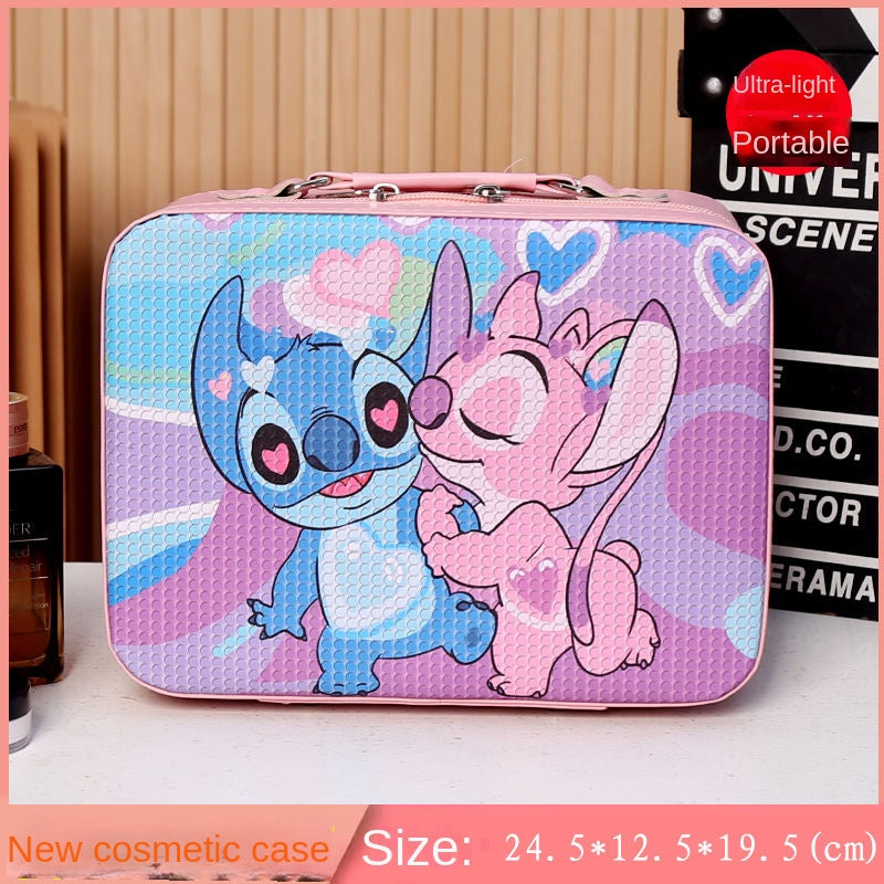 Empty Makeup Case  - Sanrio Makeup Case - Labubu Makeup Case - Kapibara Makeup Case - Stitch Makeup Case